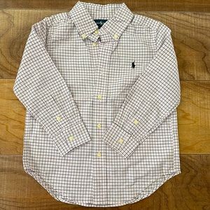 EUC Ralph Lauren button down shirt in Sz 4/4T